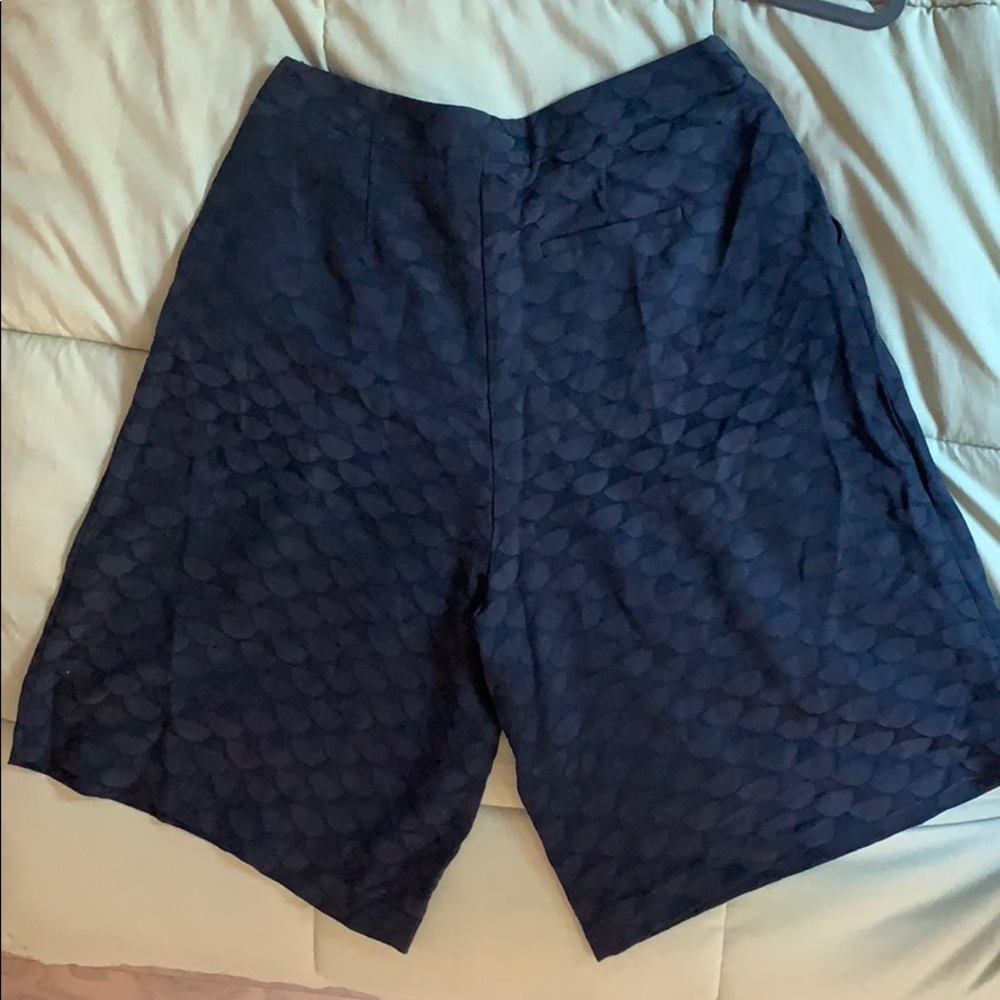 Fancy blue long shorts